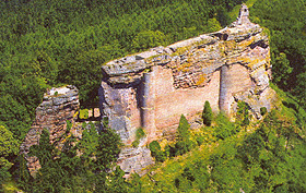 Burgruine Fleckenstein in den Nordvogesen